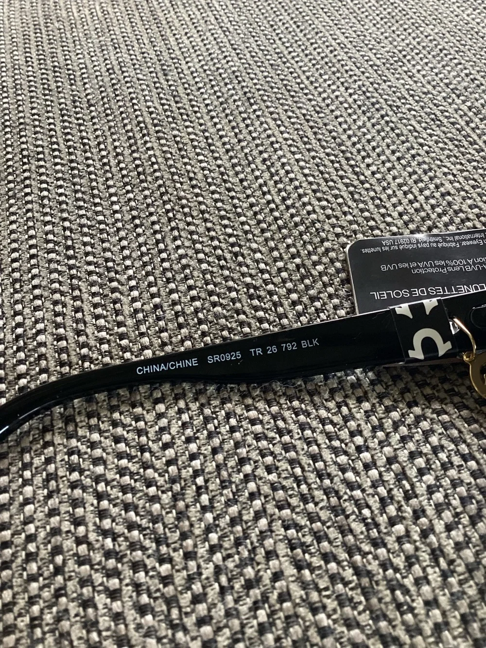 True Religion Women’s Sunglasses Cat Eye Roxy Big & Bold Black Dangling Charm